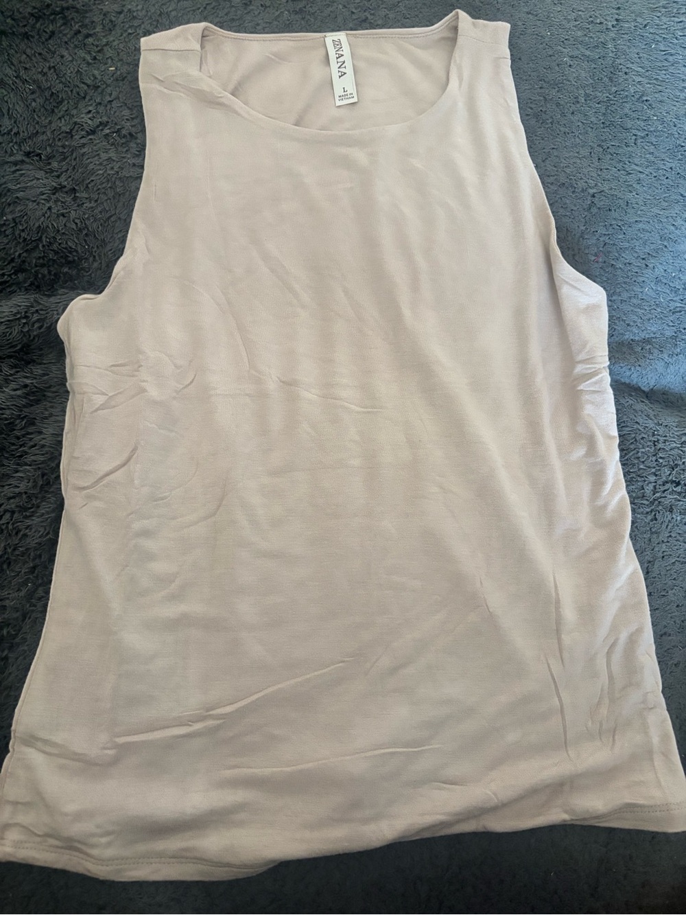 NWT Double Knit Sleeveless Crewneck Tank